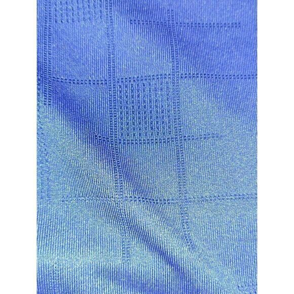 Tiger Woods Collection Nike Golf Polo Shirt Blue Windowpane Dri- Fit X-Large - Picture 5 of 9